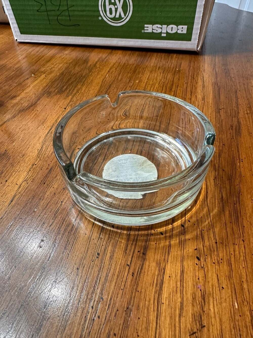 Old East Main Co. Clear Glass Round Stackable Ashtray
